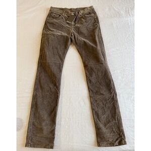 Bugatchi Corduroy Pants 32x34 Brown $179 New With Tags